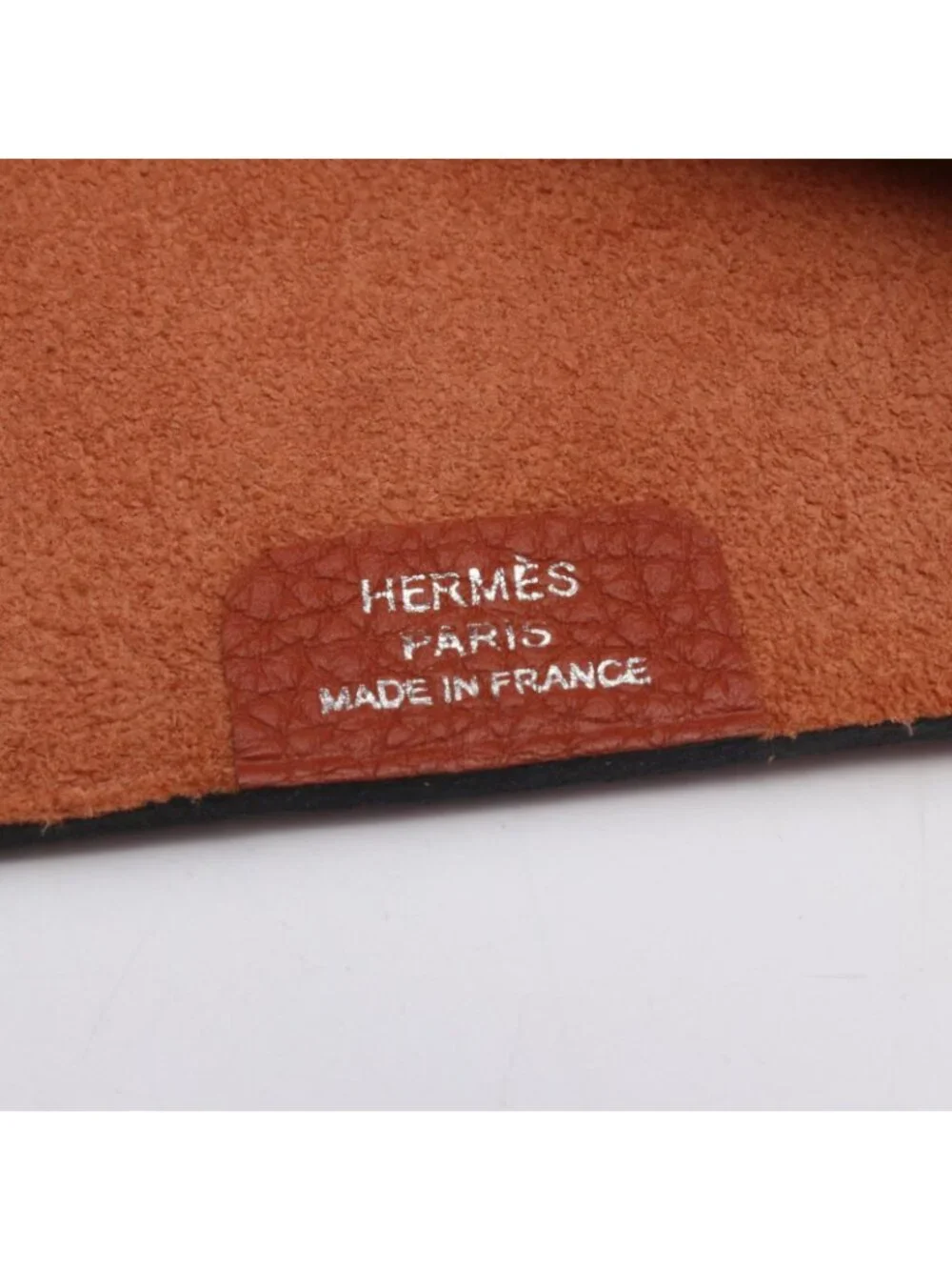 Hermes Notebook Cover Ulysse PM Brick Embossed Leather Agenda